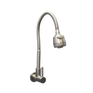 Chrome Kitchen Wall Tap in Kenya l Kitchen Bib Taps in Nairobi Kenya - Tap with Pressure Knob