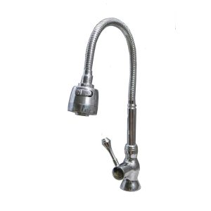 Chrome Kitchen Pillar Tap in Kenya l Kitchen Bib Taps in Nairobi Kenya - Tap with Adjustable Knob