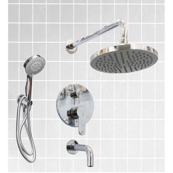 Concealed Shower Mixer - Available in Kenya - Stainless Steel