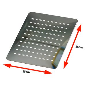 Chrome/Mirror Finish 10" Square Shower Head